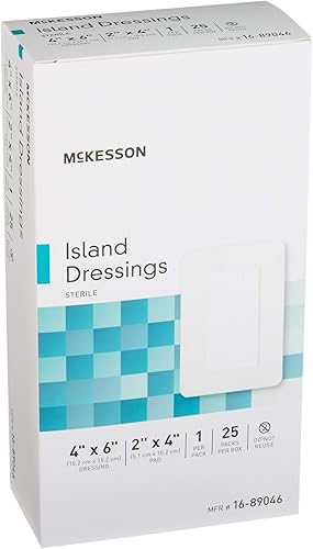 Miniatura 8 de McKesson Aderezo para islas, estéril, polipropileno/rayón, 4 x 6 pulgadas, 25 unidades, 1 paquete