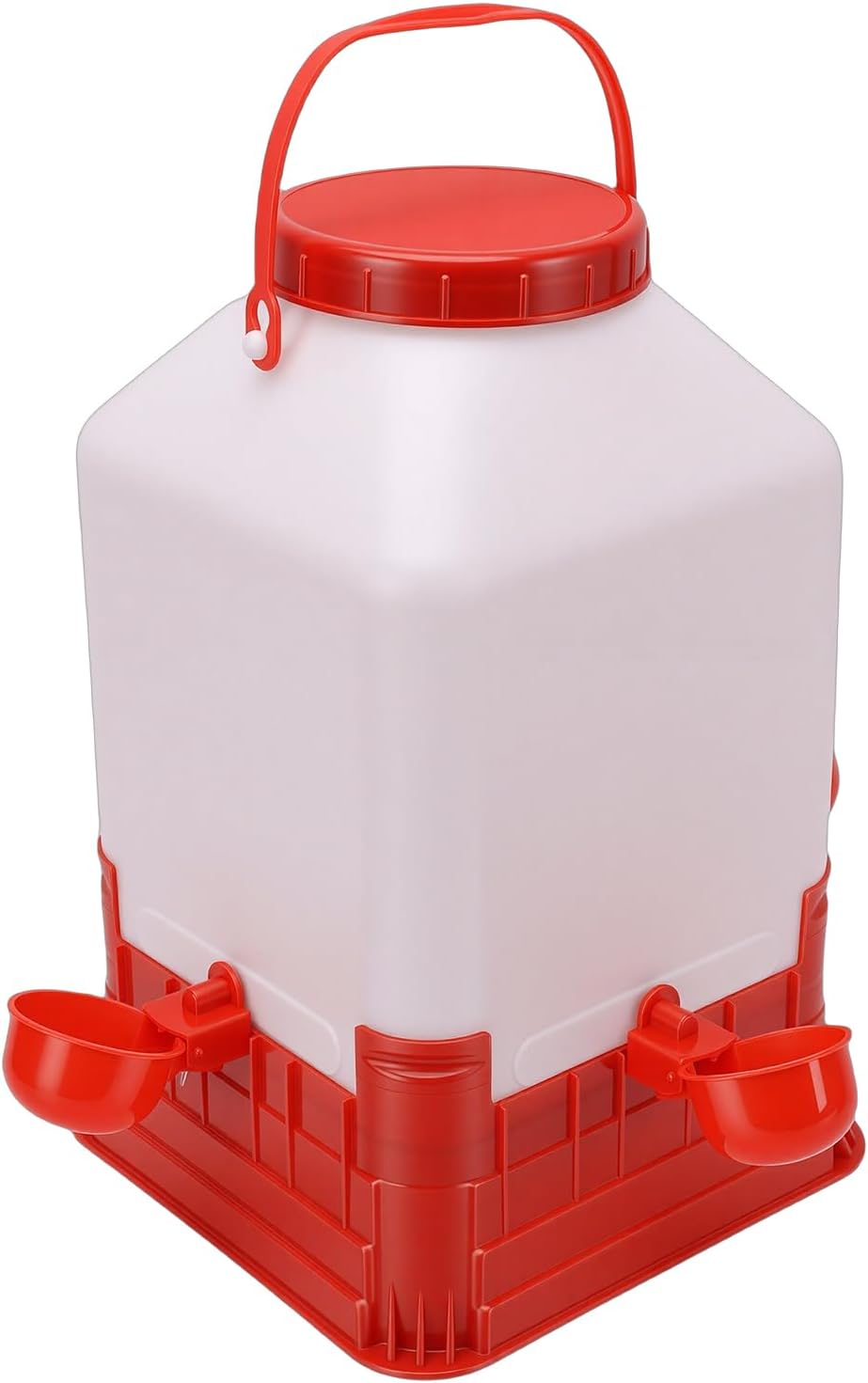 Zerodis Feeders Capacity Chicken Feeder Poultry Water Fountain Bucket Automatic Brooder Starter Kit Coop Accessories for Baby Chicks Ducks and Quail Chick Waterer 10L Large Chick Waterer