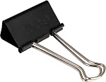 ACCO 2-Inch Large Binder Clips, 1 Box, 12 Clips/Box, Black (A7072100B)