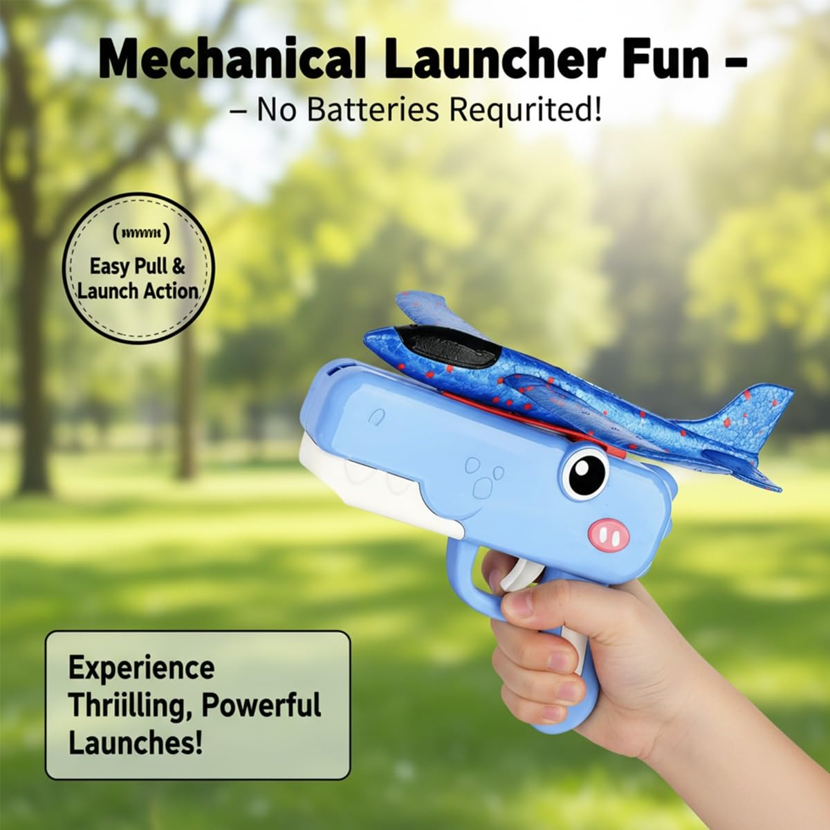 Generico Dinosaur Foam Glider Launcher Toy, Foam Glider Airplane Launcher Toy Dual Flight Modes, Fun Outdoor Flying Catapult Toy - Fun Birthday Gifts & Party Favors (3MIX)