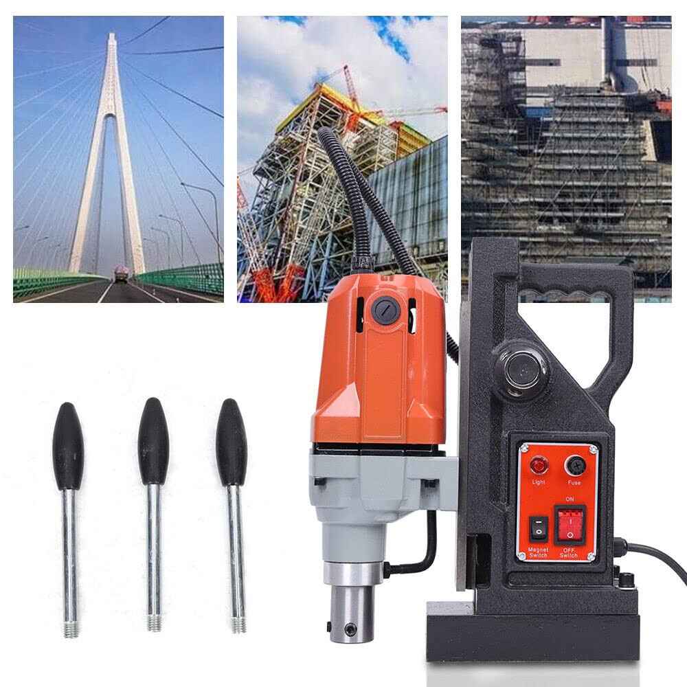 Trapano magnetico professionale, trapano magnetico MD40, trapano a nucleo, 40 mm, colonna di perforazione da 40 mm