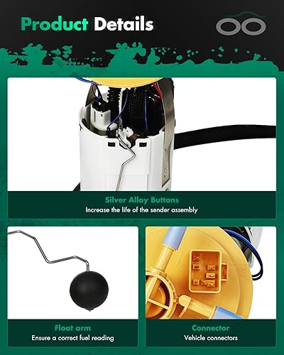 Miniatura 3 de SCITOO Fuel Pump Electrical Assembly High Performance for for Chevrolet Express 1500 2010-2014 V8 5.3L Flex,for GMC Savana 1500 2010-2014 V8 5.3L