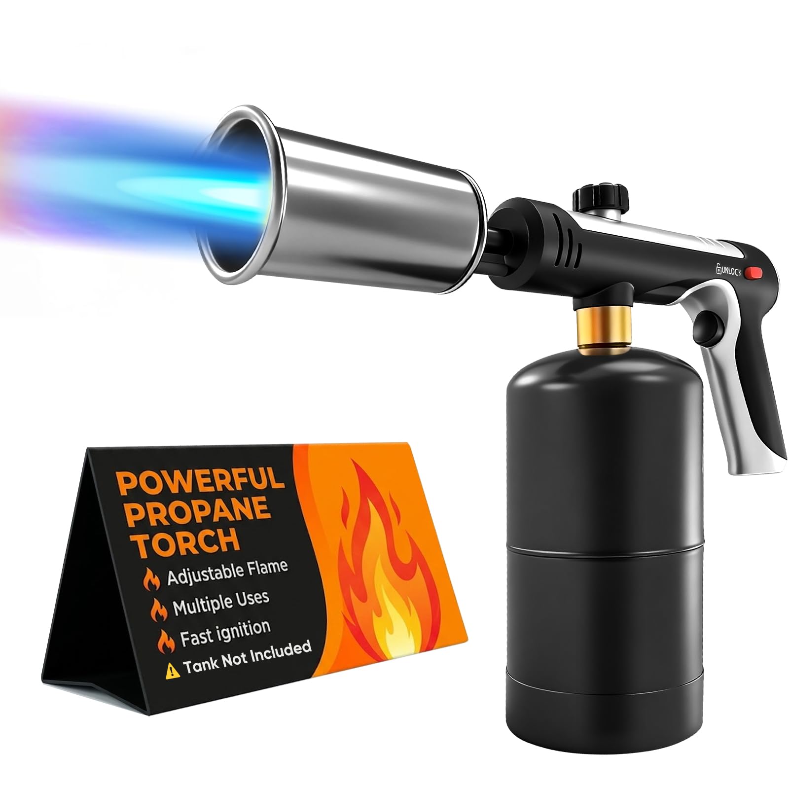 Amazon.com: Saker Propane Torch,3272°F High Heat Adjustable Flame