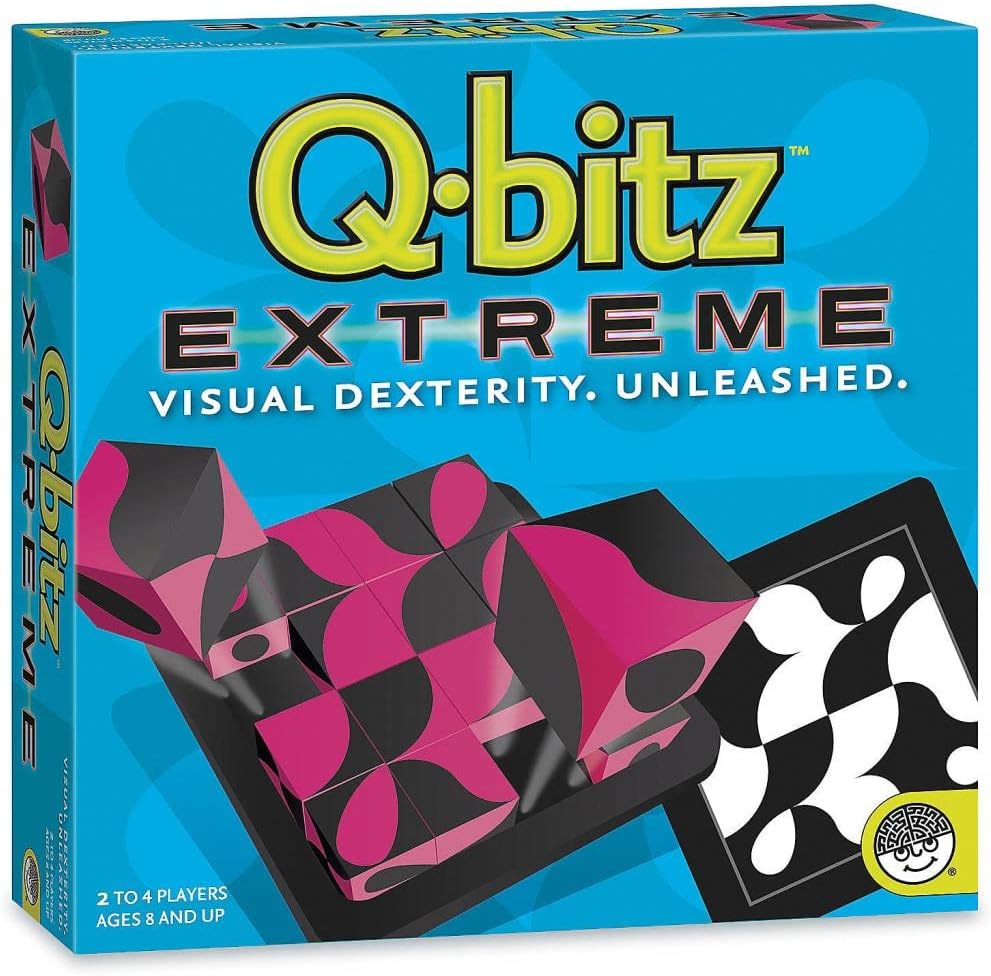 Mindware, Q-bitz Extreme, minyatür oyun, yaş 14+, 2-4 çalar, 20 dakika çalma süresi