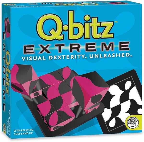 Mindware, Q-bitz Extreme, minyatür oyun, yaş 14+, 2-4 çalar, 20 dakika çalma süresi