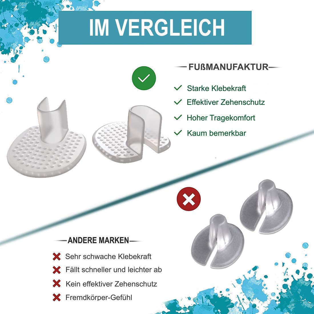4 Pcs Protectores de Silicona para Dedos de los pie para Chanclas, ayudando a Reducir la fricción y prevenir ampollas