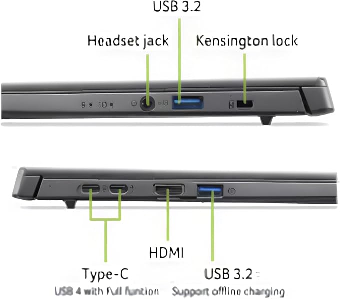 Laptop Acer Aspire con pantalla táctil de 14 pulgadas y Windows 11 miniatura 6
