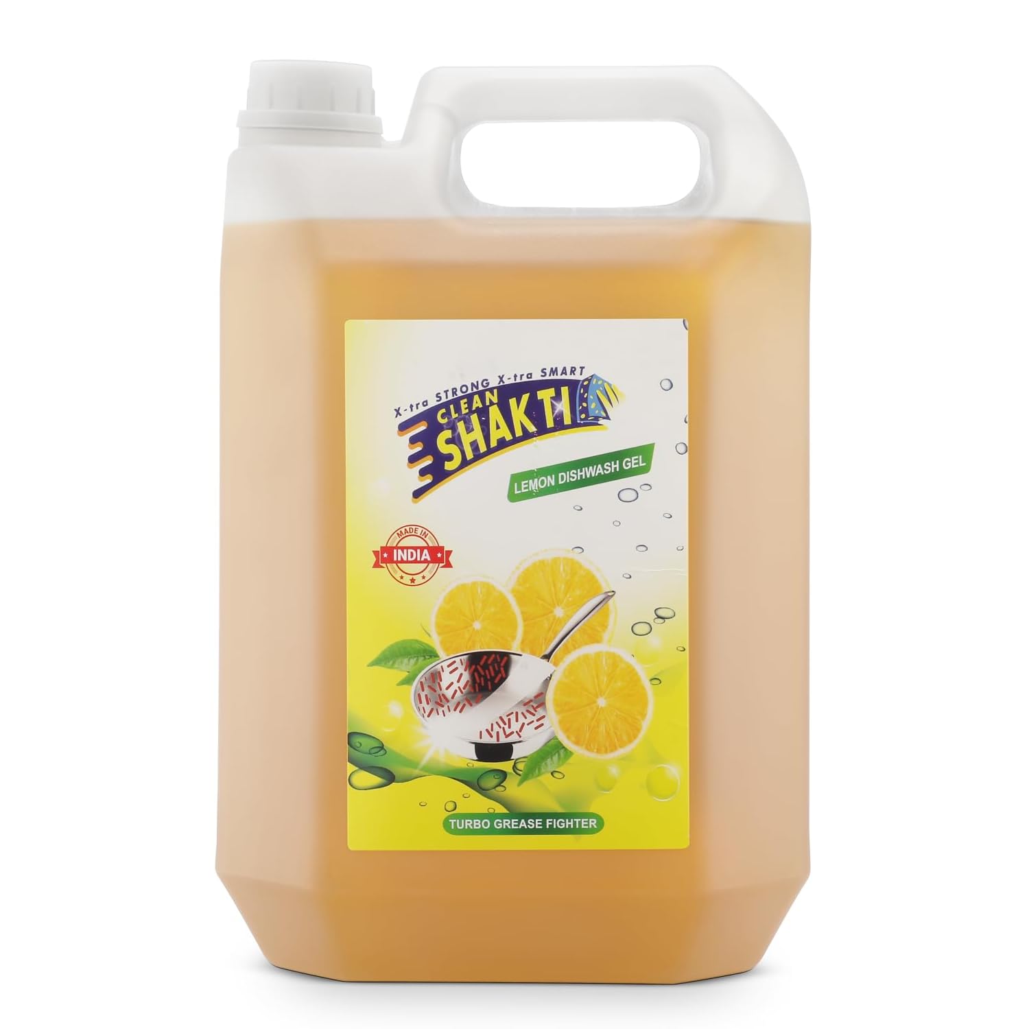 Clean Shakti Organic Lemon Dishwashing Liquid Gel - 5 liter | Powerful Grease & Oil Remover, Residue-Free Dish Cleaner For Kitchen Utensils, Dishwasher Liquid With Fragrance (B0CM2L8KKG) Amazon Price History, Amazon Price Tracker