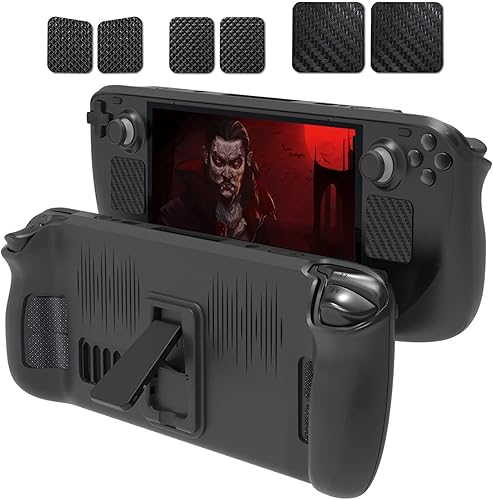 CAIJUNKAI Funda de vapor con base de soporte funda protectora de poliuretano termoplástico para cubierta de vapor con 6 protectores de botón