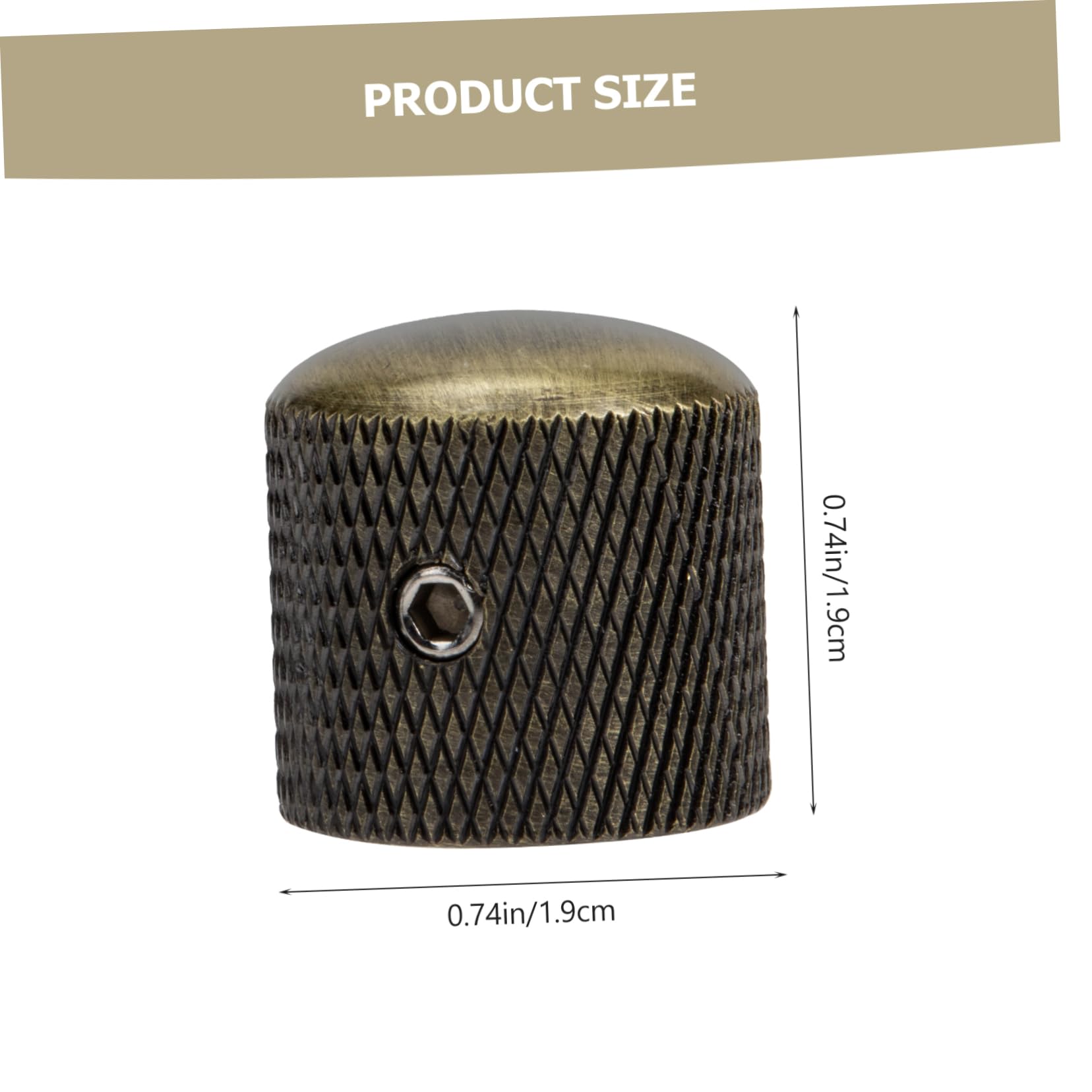 Toddmomy 2Sets Bass Guitar Knob Caps with Wrench Durable Electric Guitar Volume Tone Potentiometer Knobs Easy to Install Instrument Accessories Construction