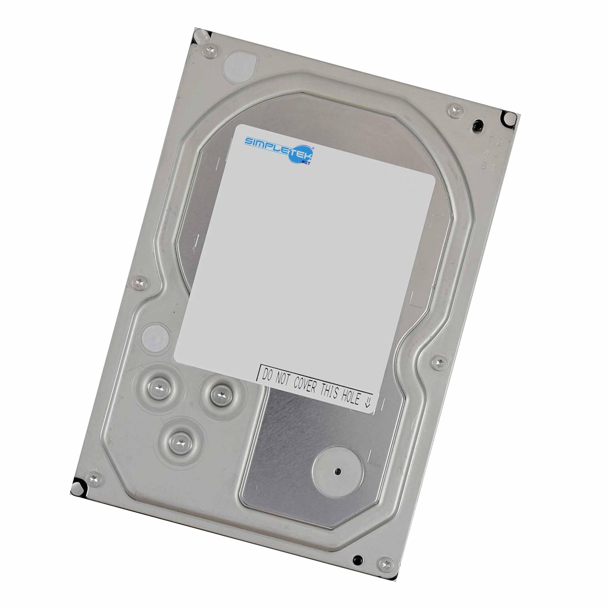 SIMPLETEK - HDD interno 6TB 3.5" SATA III -128MB Cache (Ricondizionato) | lettura 227MB/s, scrittura 227MB/s, latenza 4.16ms, trasferimento 6Gbps, settore 512byte, shock 70G, 7200RPM