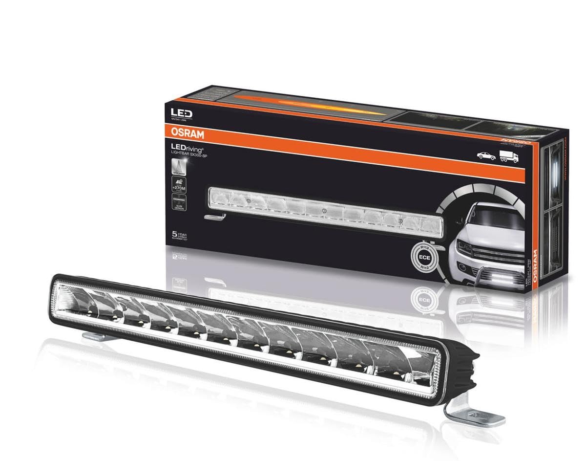 Osram Ledriving Lightbar Sx300-Sp, Led Driving Lights, Slim Series, Leddl106-Sp