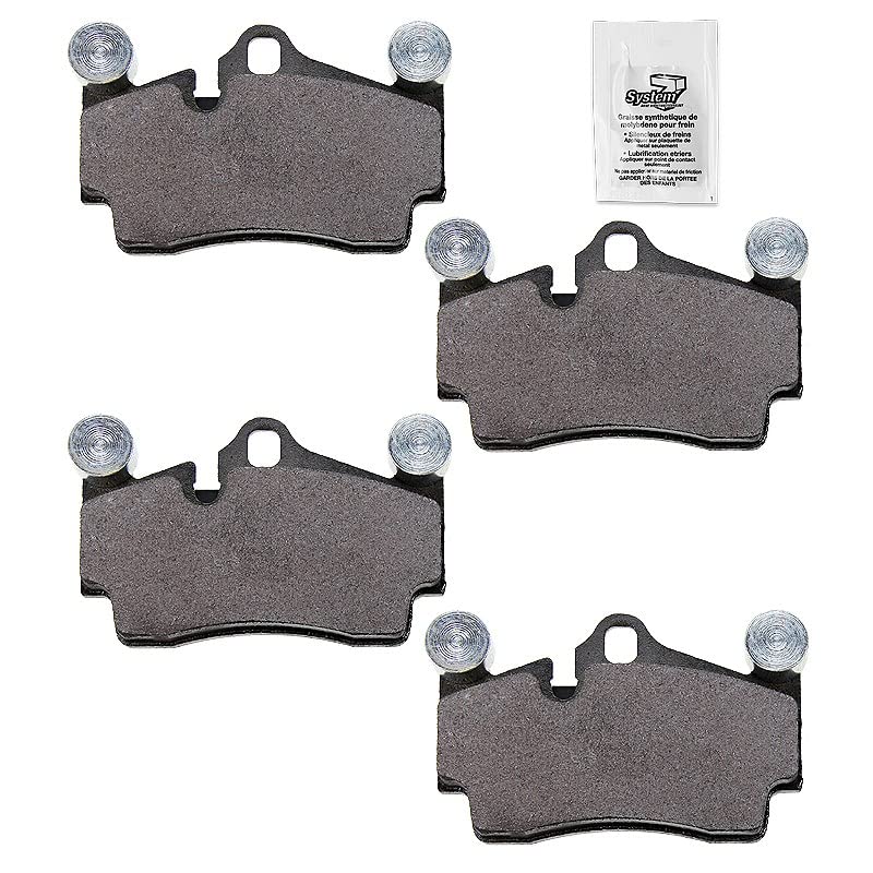 ATEC Germany Juego de frenos eje trasero incl. discos de freno ¯ 330 mm | Compatible con: Audi Q7, Porsche Cayenne, VW Touareg