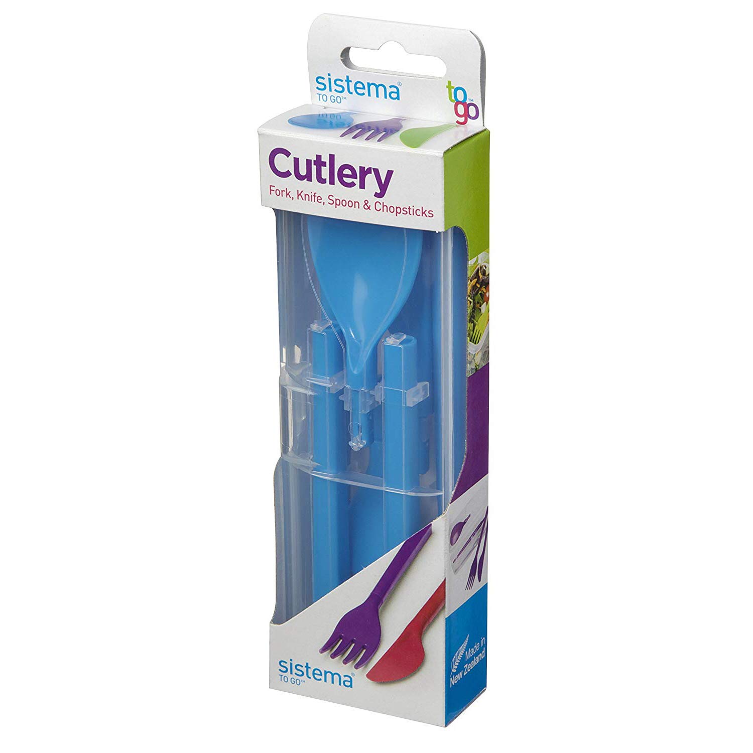 SistemaTo Go Cutlery Set - Blue