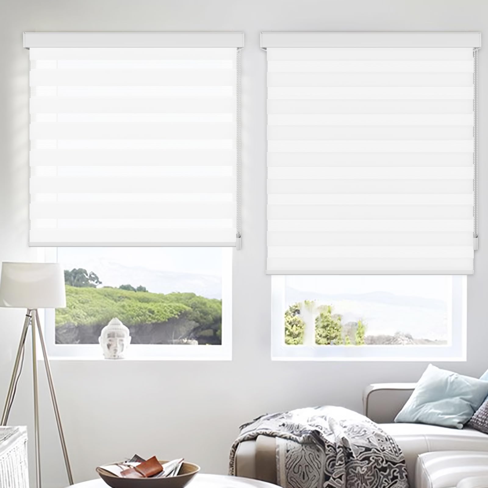 調光ロールスクリーン ロールカーテン ホワイト 訳あり 右側 左側 2枚セット Amazon｜調光 ロールスクリーン 調光 ロールカーテン Quomoucy