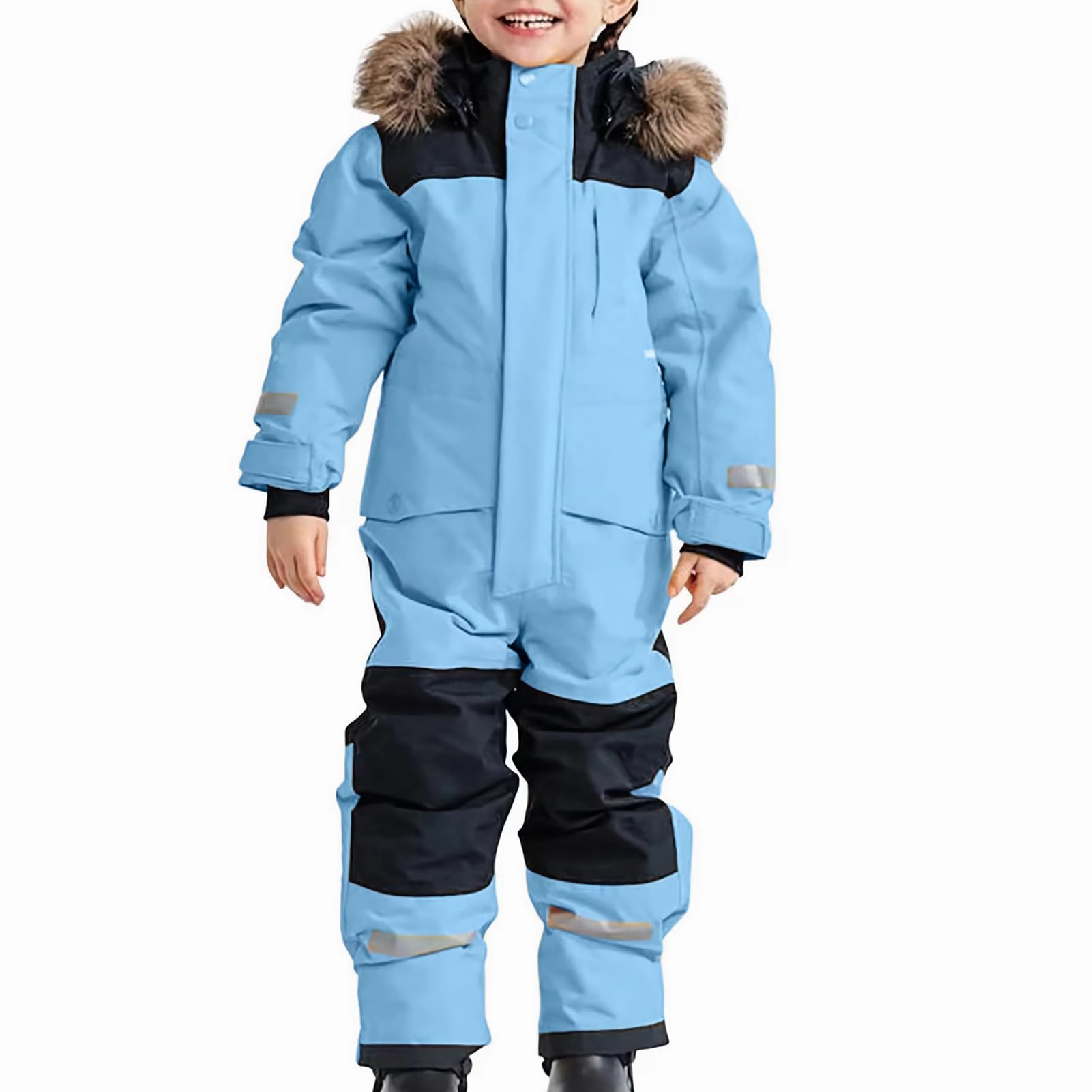 Tuta de Neve Bambino Ragazzi Tuta de Sci Monopezzo Bambine Tute de Neve Ragazza Invernale Impermeabile Antivento