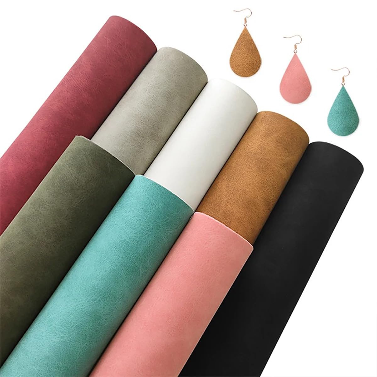 Tela Impermeable de imitación Suave, 30 x 135 cm, Cuero sintético para Bolsos, Lazos para el Pelo, decoración, Manualidades, Costura, Azul Oscuro.