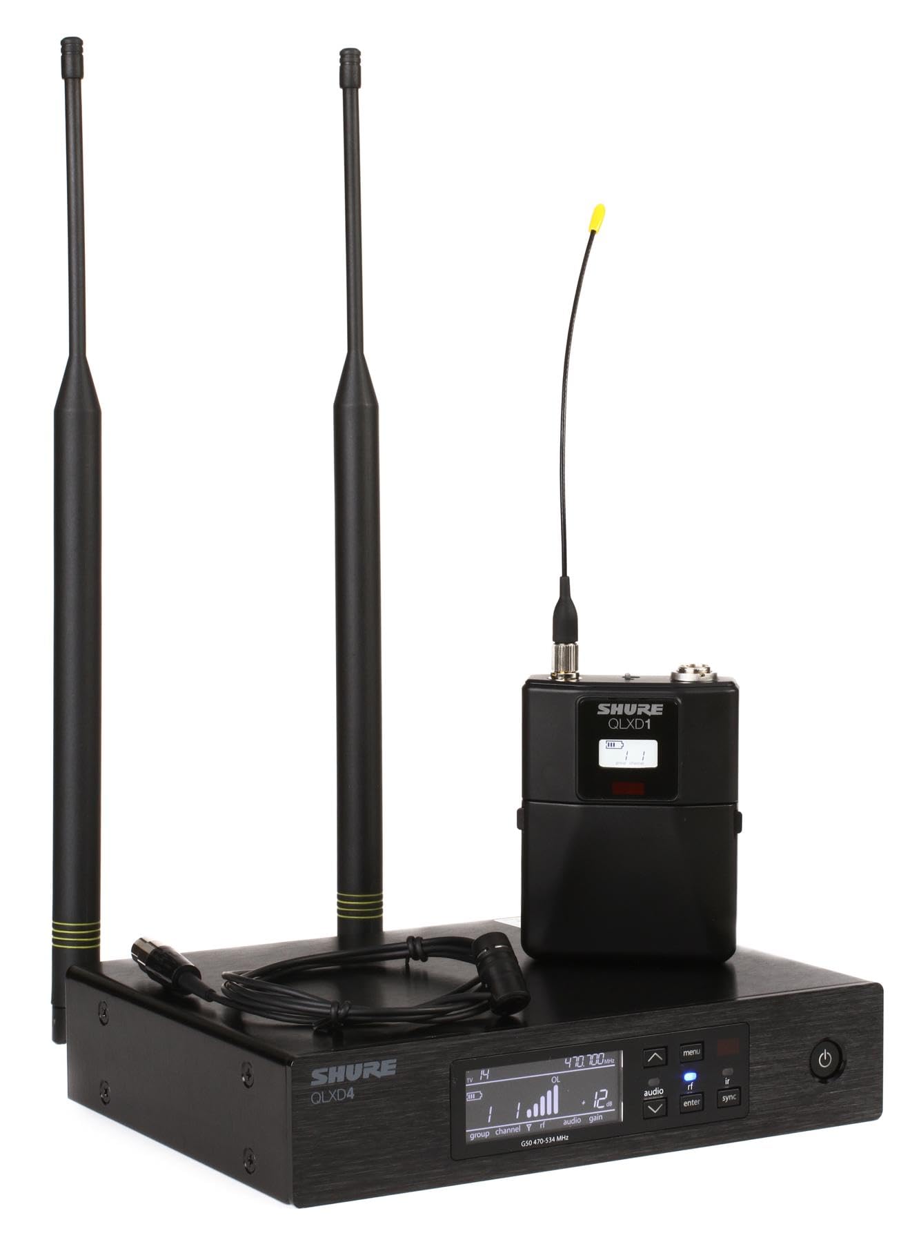 Amazon.com: Shure QLXD14/84 Wireless Microphone System with Amazon.com: Shure QLXD14/84 Wireless Microphone System with
