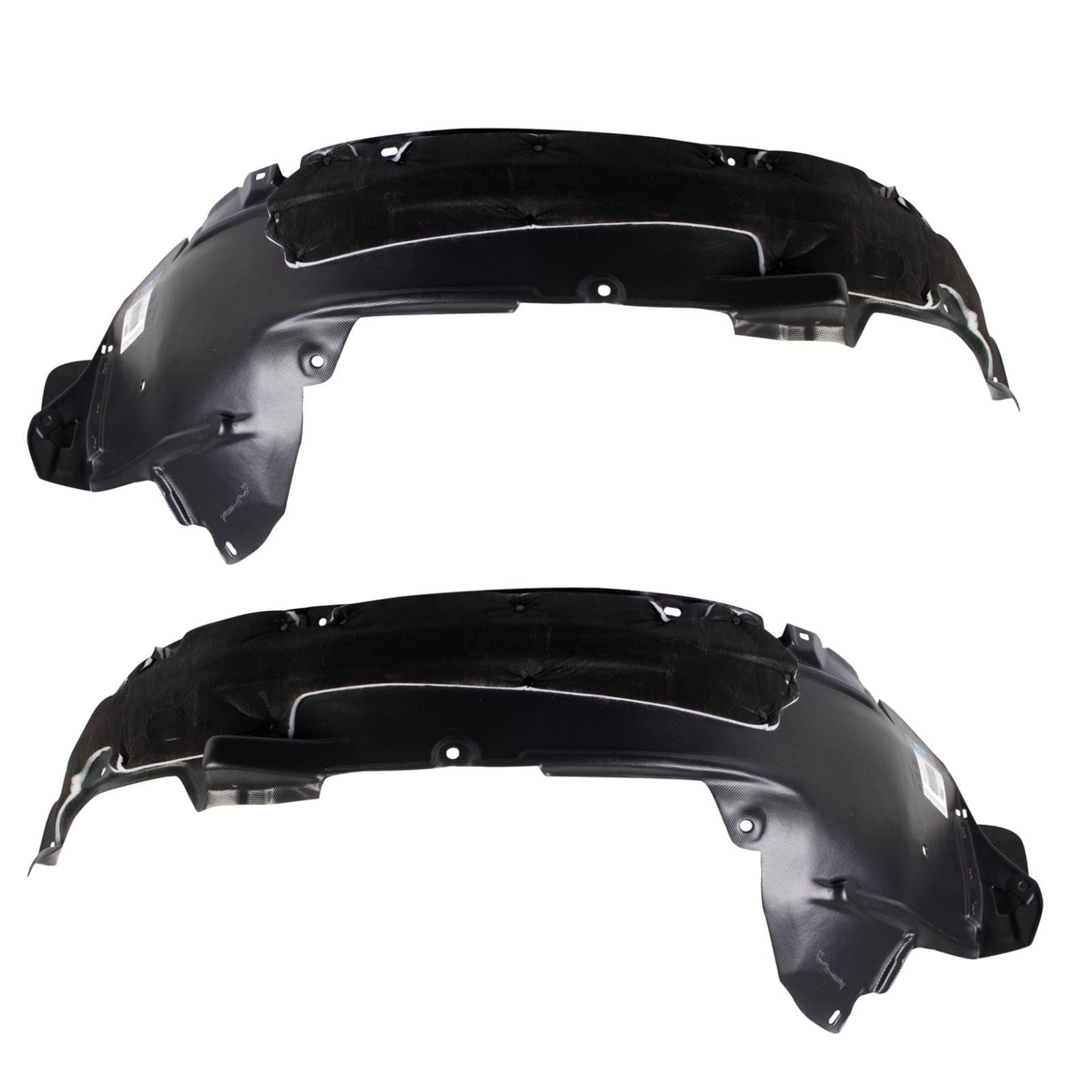TRQ Front Driver and Passenger Side Inner Fender Liner Set