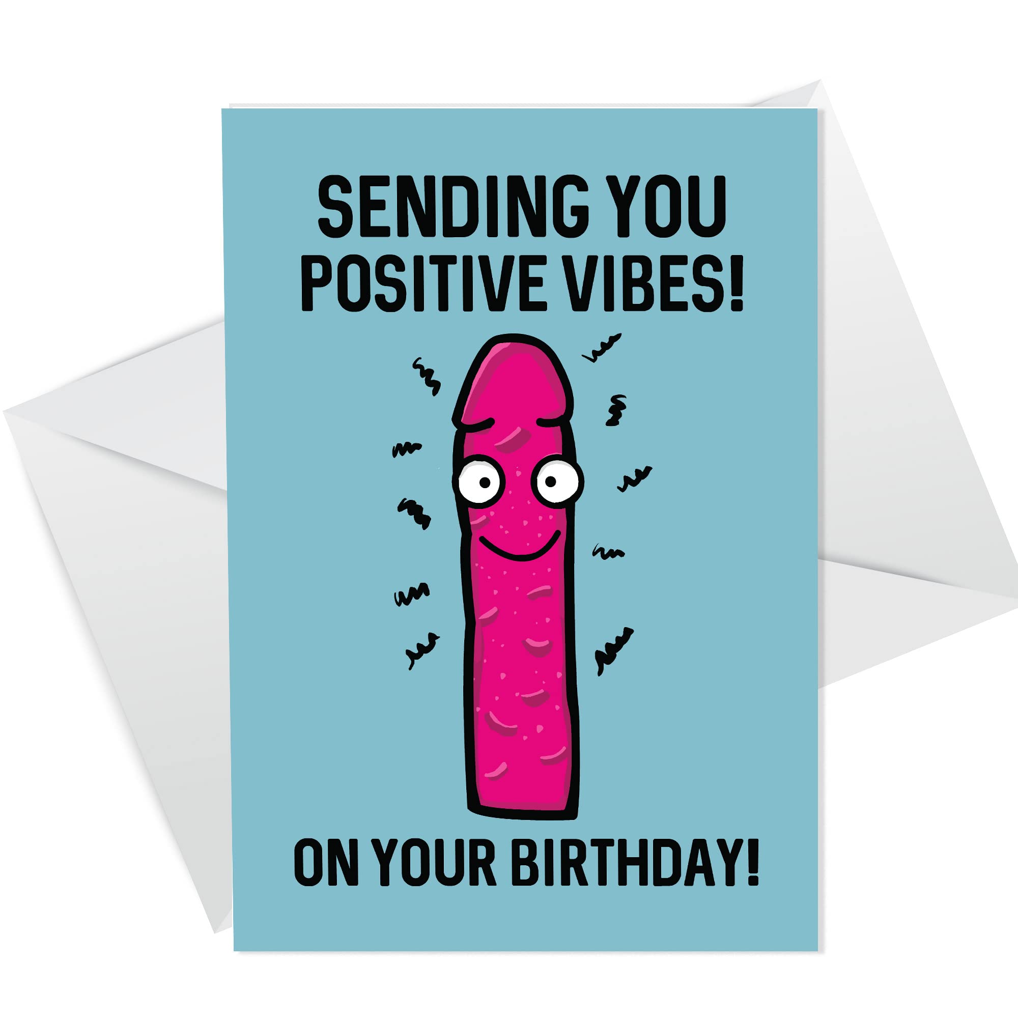 RED OCEAN Funny Birthday Friendship Card For Her Women Novelty Rude Card For Best Friend