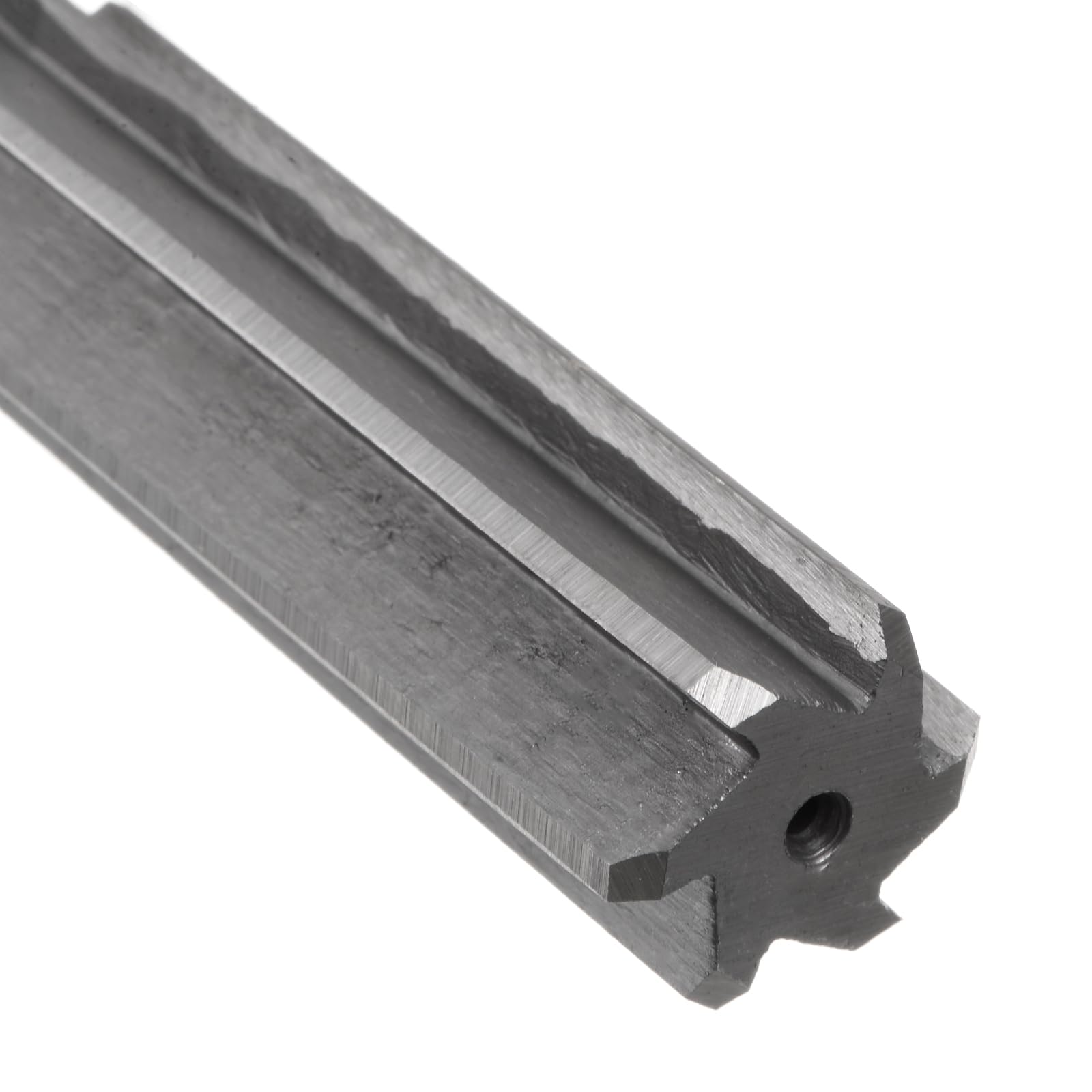 QUARKZMAN Maschine Reibahle 19,5 mm, H7 HSS Drehmaschinen Futterreibahlen mit 6 geraden Schneiden, Runder Schaft Fräswerkzeug, Metrischer Reibahlen für Edelstahl-Metalllöcher