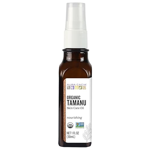 Aura Cacia Aceite orgánico para el cuidado de la piel de Tamanu GCMS probado para pureza 10fl oz 1 onza líquida