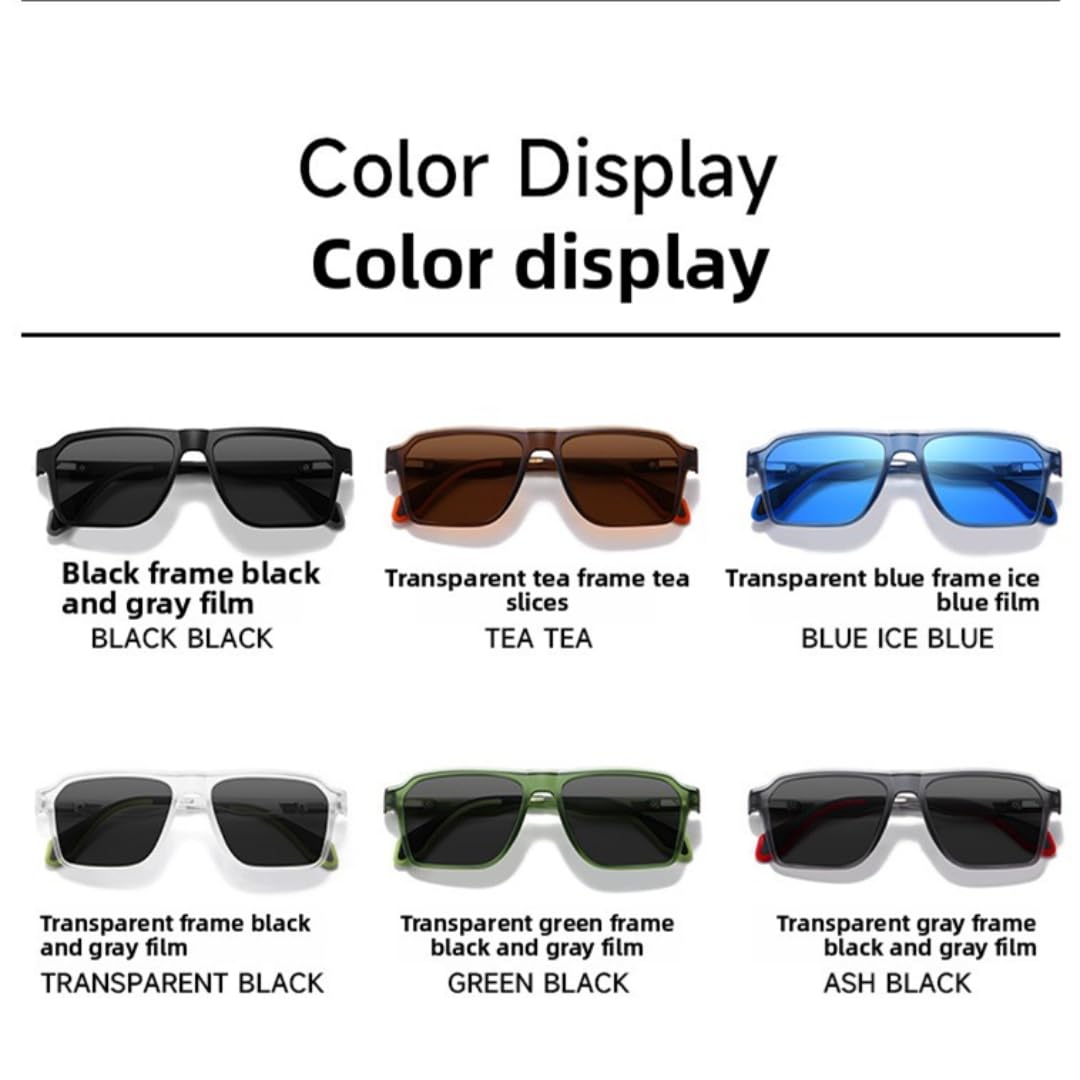 Ultralekkie okulary przeciwsłoneczne męskie, modne, z filtrem UV400