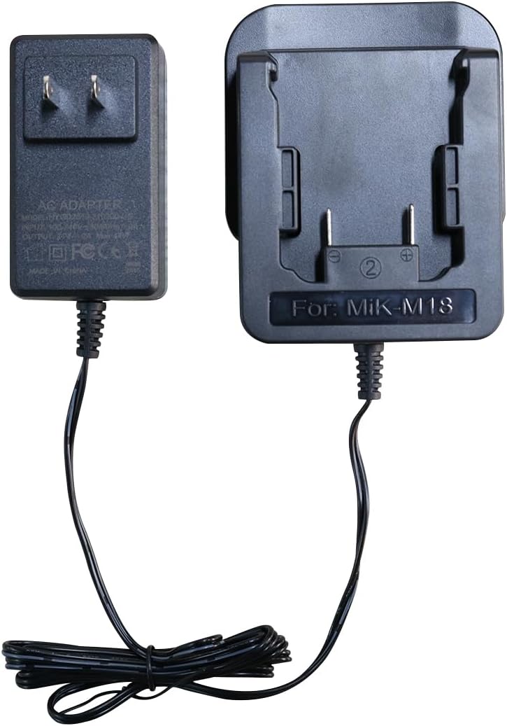 GOXX 18V/2A Rapid M18 Charger Replace for Milwaukee M18 Charger 48-59-1802 48-59-1806 48-59-1804 48-59-1812, Compatible with Milwaukee 18V Battery 48-11-1850 11-1840 11-1815 11-1828 11-1860