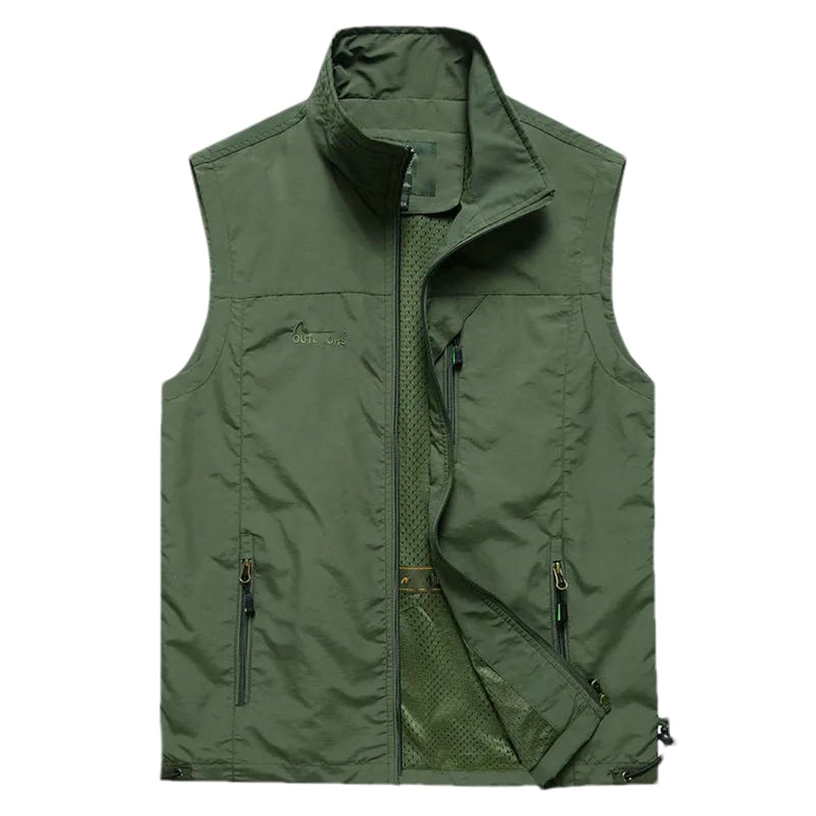 Chaleco impermeable y transpirable EN7 con cremallera casual talla 3XL 7