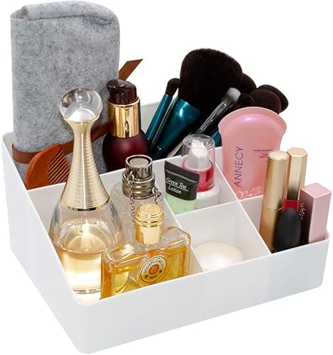 Miniatura 3 de Granvela Organizador para el hogar, organizador de mesita de noche, organizador de maquillaje, caja de almacenamiento de cosméticos, 6