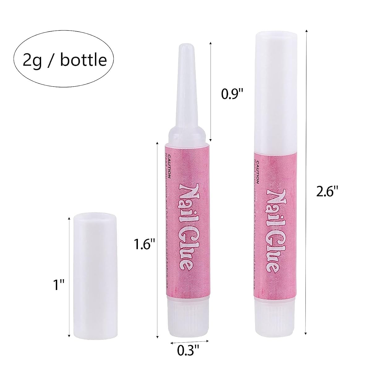 Keli Nail Glue for Long Lasting Professional Acrylic Nails Adhesive Nail Glue