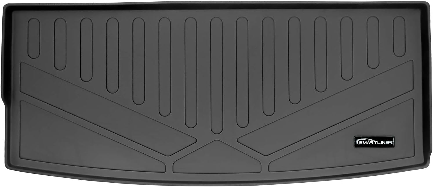 SMARTLINER Custom Fit Black Cargo Liner Behind The 3rd Row Seats Compatible with 2021-2023 Chevrolet Tahoe/GMC Yukon
