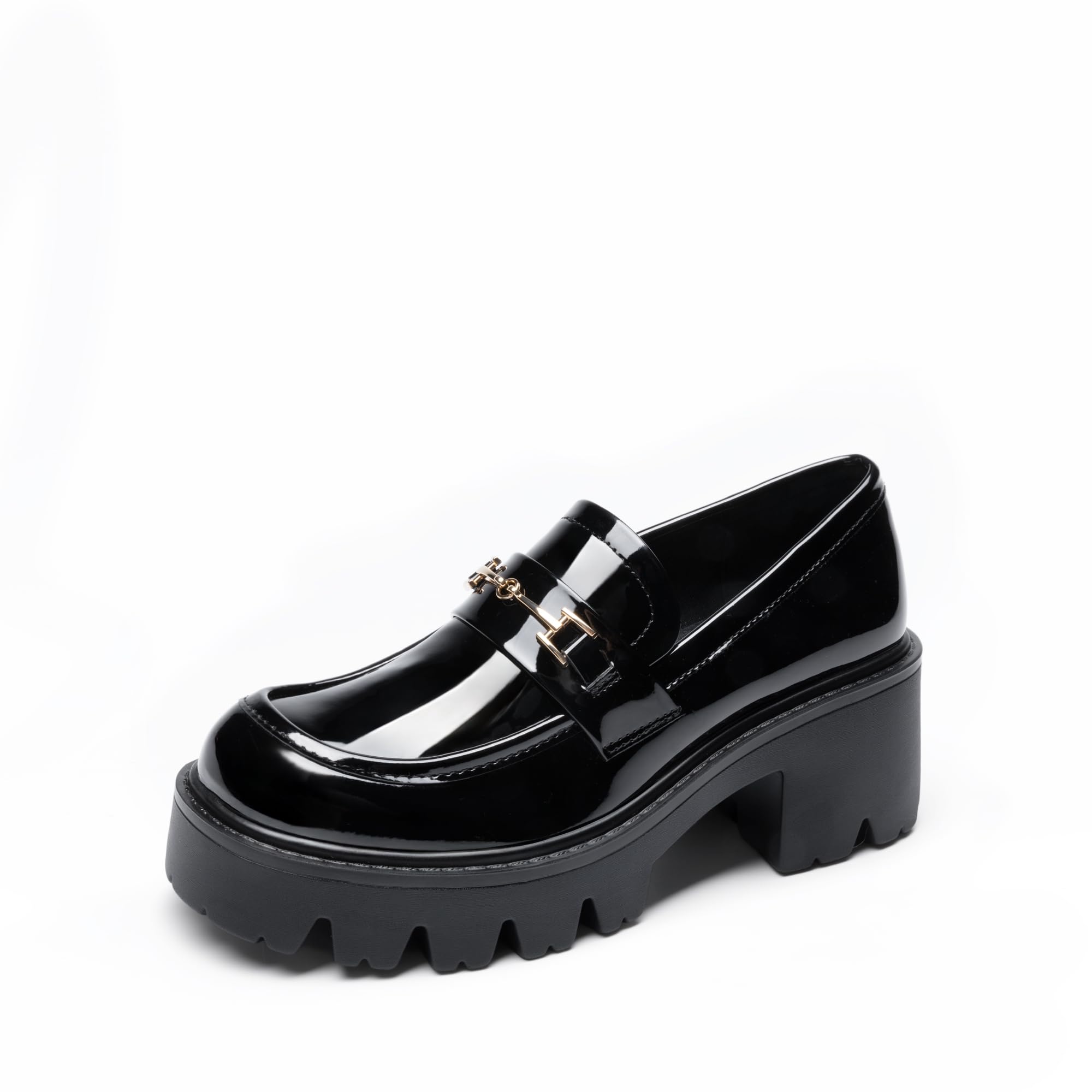 DREAM PAIRS Preppy Mocassini da Donna con Plateau Classico Comode Eleganti Casual con Lavoro