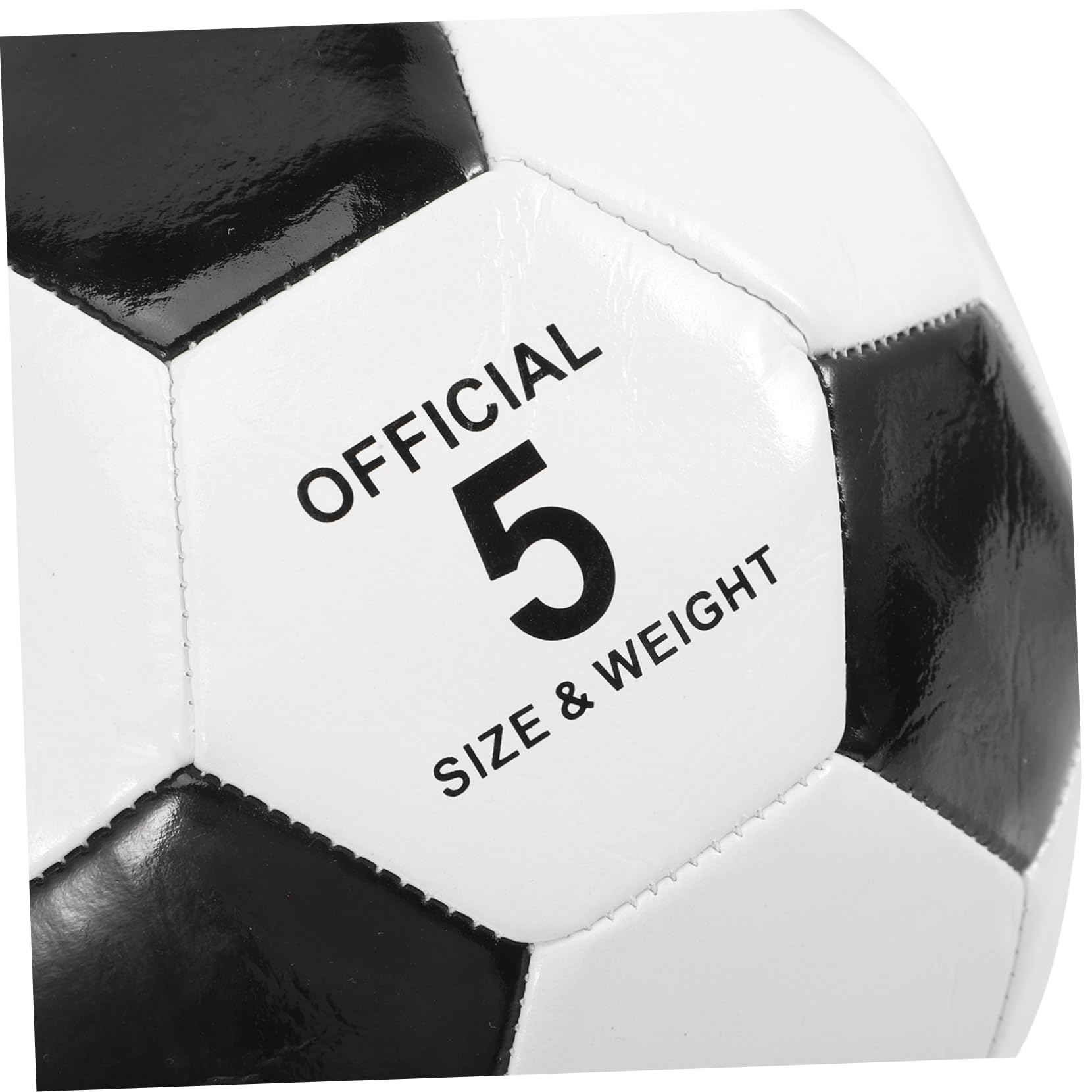 BESTonZON Balón de Fútbol PVC Talla 5, 6 Piezas para Entrenamiento Infantil