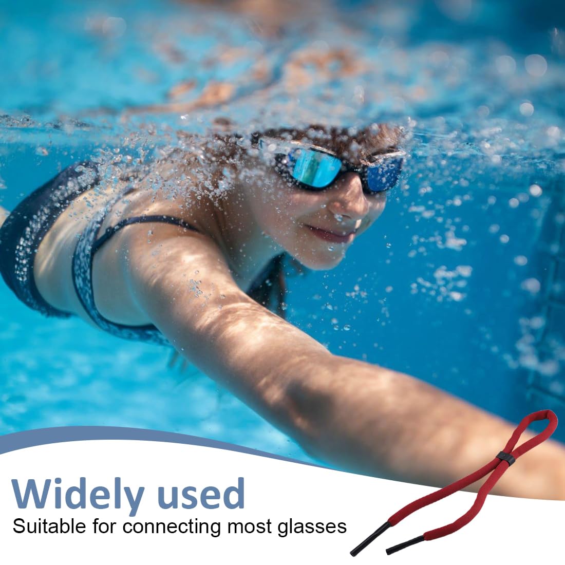 YIIWONI 4 Pcs Cordon Lunettes De Sport,Sangle De Lunettes,Adjustable