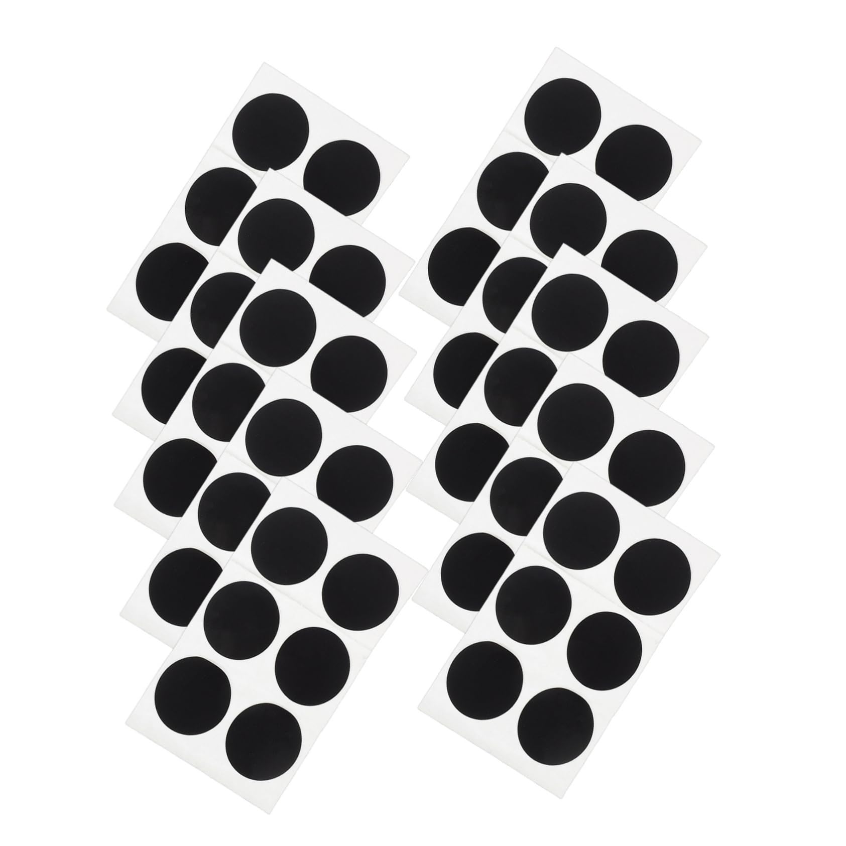 Abaodam 60pcs Bike Tire Repair Patches Self-Adhesive Patch Kit for Bicycle Tube Repair Easy to Use for Road and Mountain Bikes