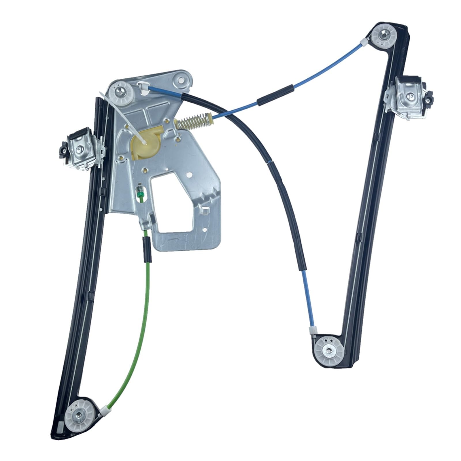 Hhfksci Power Window Regulator for BMW 5 Series E39 3/1996-6/2003 Front Left Right Car Rear Power Window Regulator Without Motor Replacement 51338252393(Grey)