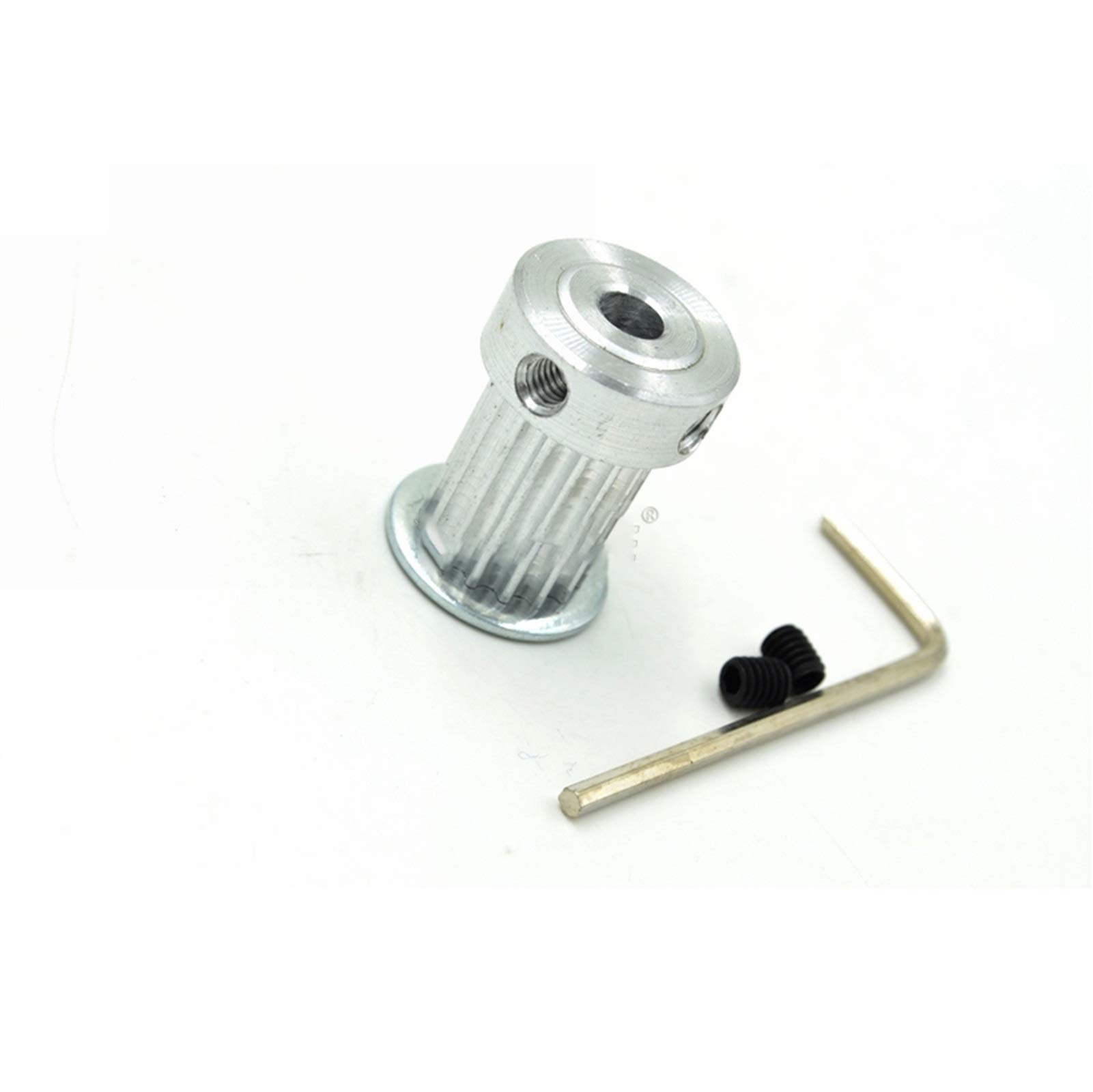ZHaonan-Koło rozrządu, 15 rolek zębatych, otwór 5/6,35/8 mm, szerokość 15 mm, pasek HTD 3M 15T 15 zębów HTD3M do maszyny grawerowania CNC, dokładny rozmiar (średnica otworu: Otwór 6,35 mm)