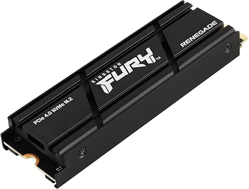 Miniatura 2 de Kingston Fury Renegade 1TB PCIe Gen 4.0 NVMe M.2 SSD interno para juegos con disipador de calor  Listo para PS5  Hasta 7300 MBs  SFYRSK1000G