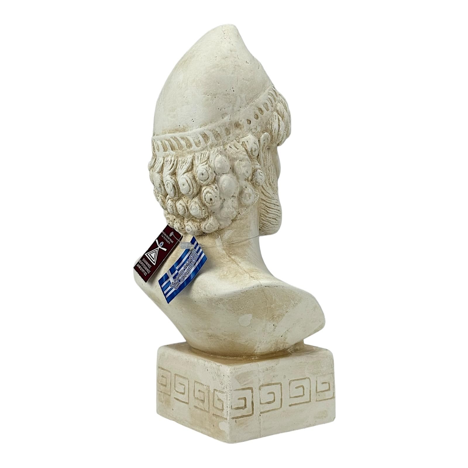 Odysseus Griechischer König von Ithaca Büste Trojan Kriegshelden Steinguss Statue Skulptur