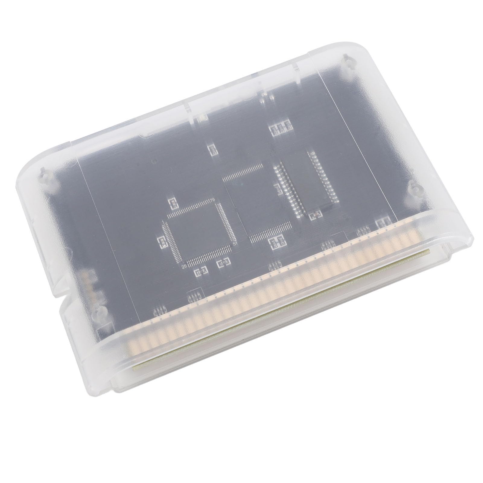 Tarjeta de Juego Retro, Videocasete Compacto Multifuncional Flexible con Tarjeta de Memoria de 8GB para Accesorios de Juego (Blanco Transparente)