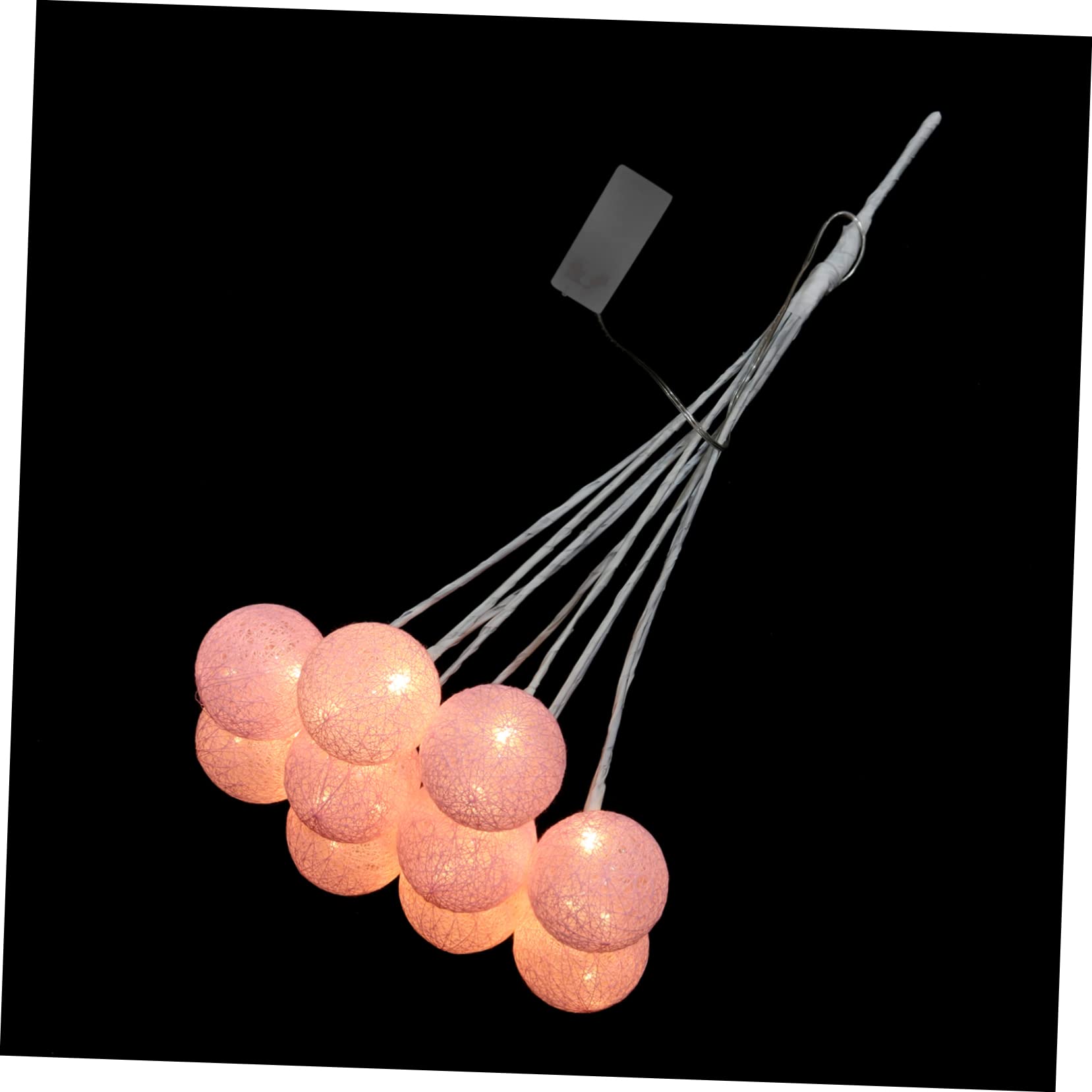 VOSAREA Flower Balls Centerpieces Led Ball Branch Light for Bouquet Decor Artificial Bouquet Accessory (no Battery)
