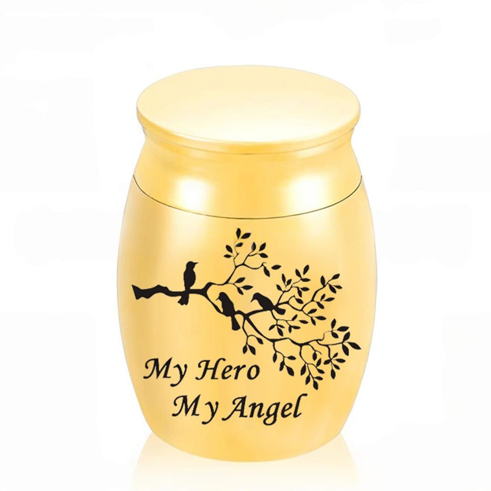 Mini Urns for Ashes, Memorial Ashes Keepsake Ashes Box Metal Small Ash Funeral Urn Mini Cremation Human Ashes for Pet or Human Ash