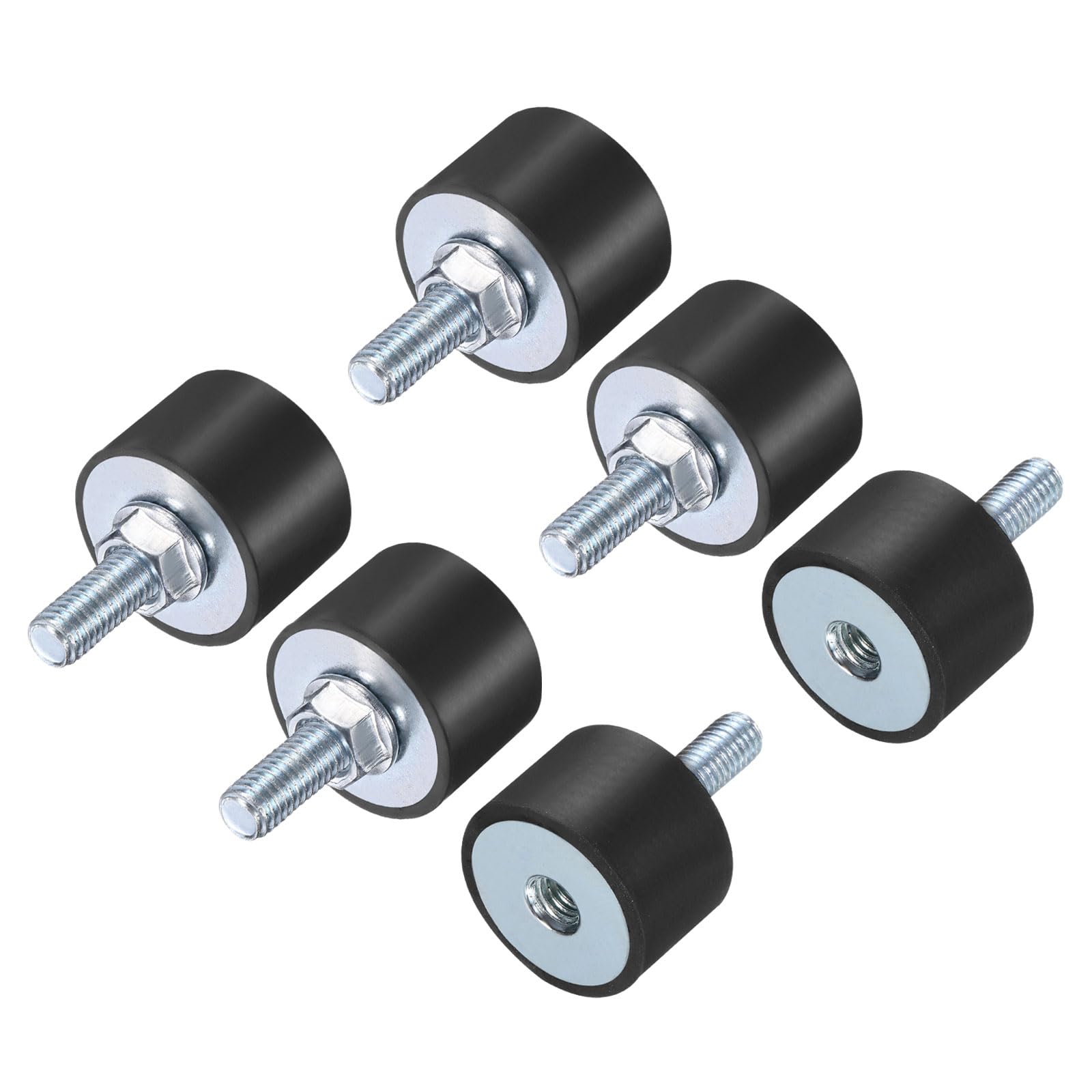 uxcell 4pcs M4x10mm Rubber Isolator Mounts with Studs 15x15mm — Amazon image 18