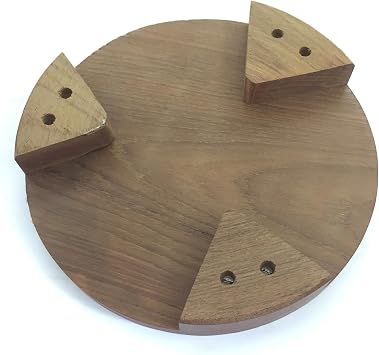 Wooden Rolling Pin Rolling Board Roti Maker Wooden Chakla Belan Handmade Kitchen Item Rolling Pin Board Roti Maker Phulka Maker Rolling Round Chapati Maker For Home And Kitchen