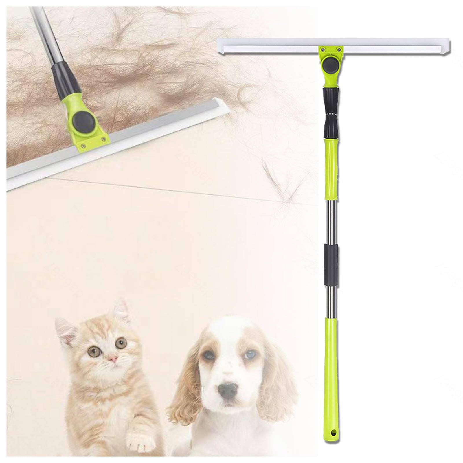 Air Broom as Seen on Tv, with 51 Long Handle Squeegee Broom for Floor, Silicon Broom for Concrete Floor,Bathroom Tile,Small:35×130cm