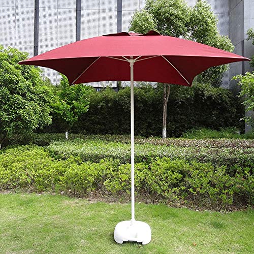 Parasol cuadrado CLSDRZC para mesa de jardín y terraza en piscinas 7