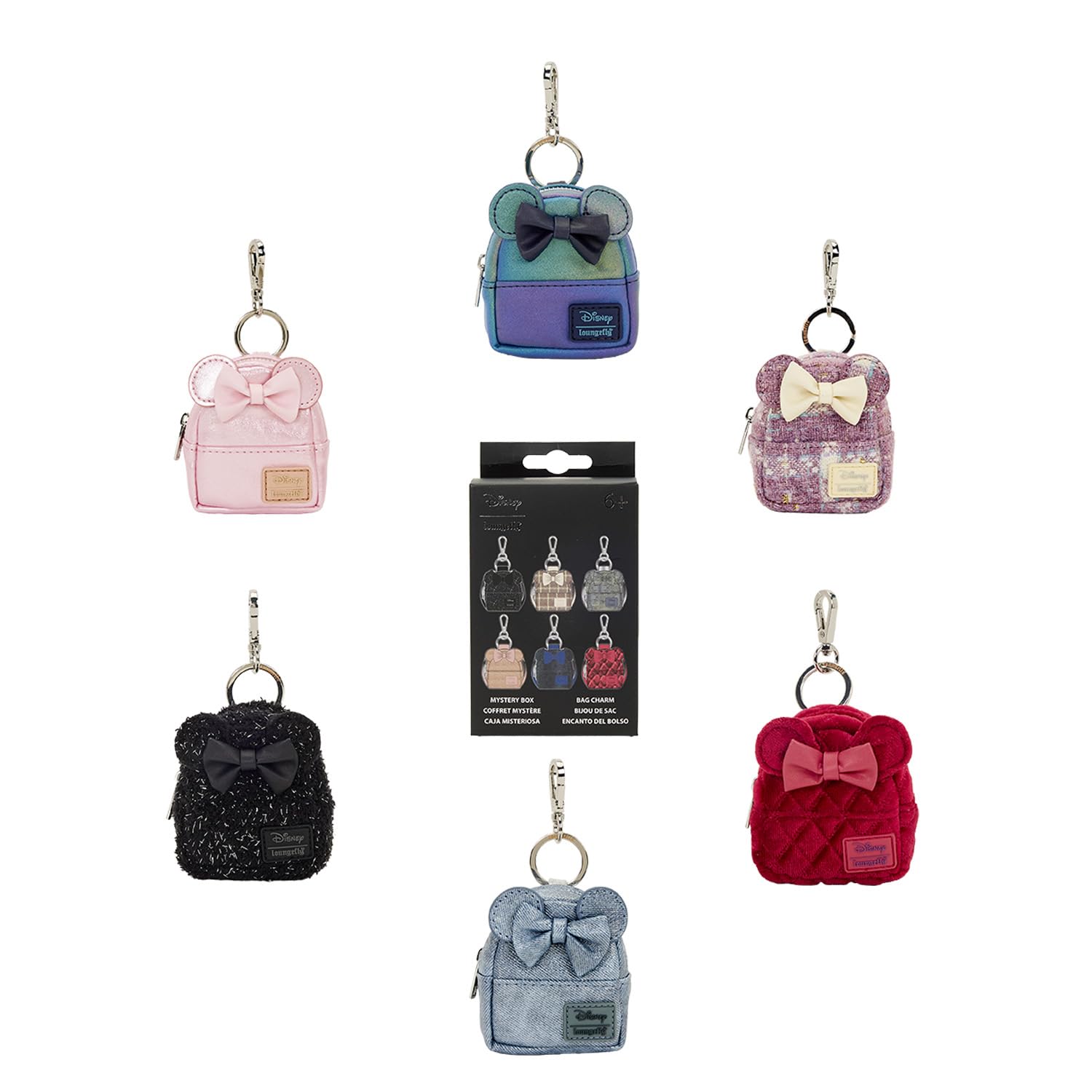 Amazon.co.jp: Loungefly ミニーマウス グリッター ミステリー ミニ