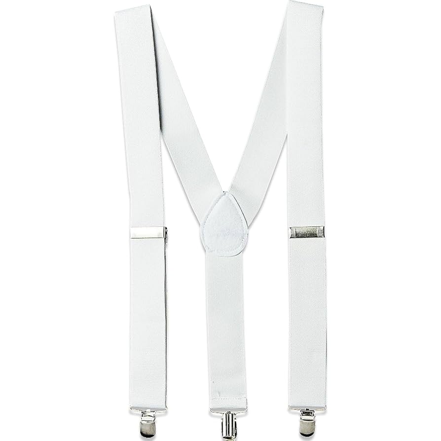 ESMOK suspender elegant pants パンツ ホワイト ESMOK suspender elegant pants パンツ ホワイト