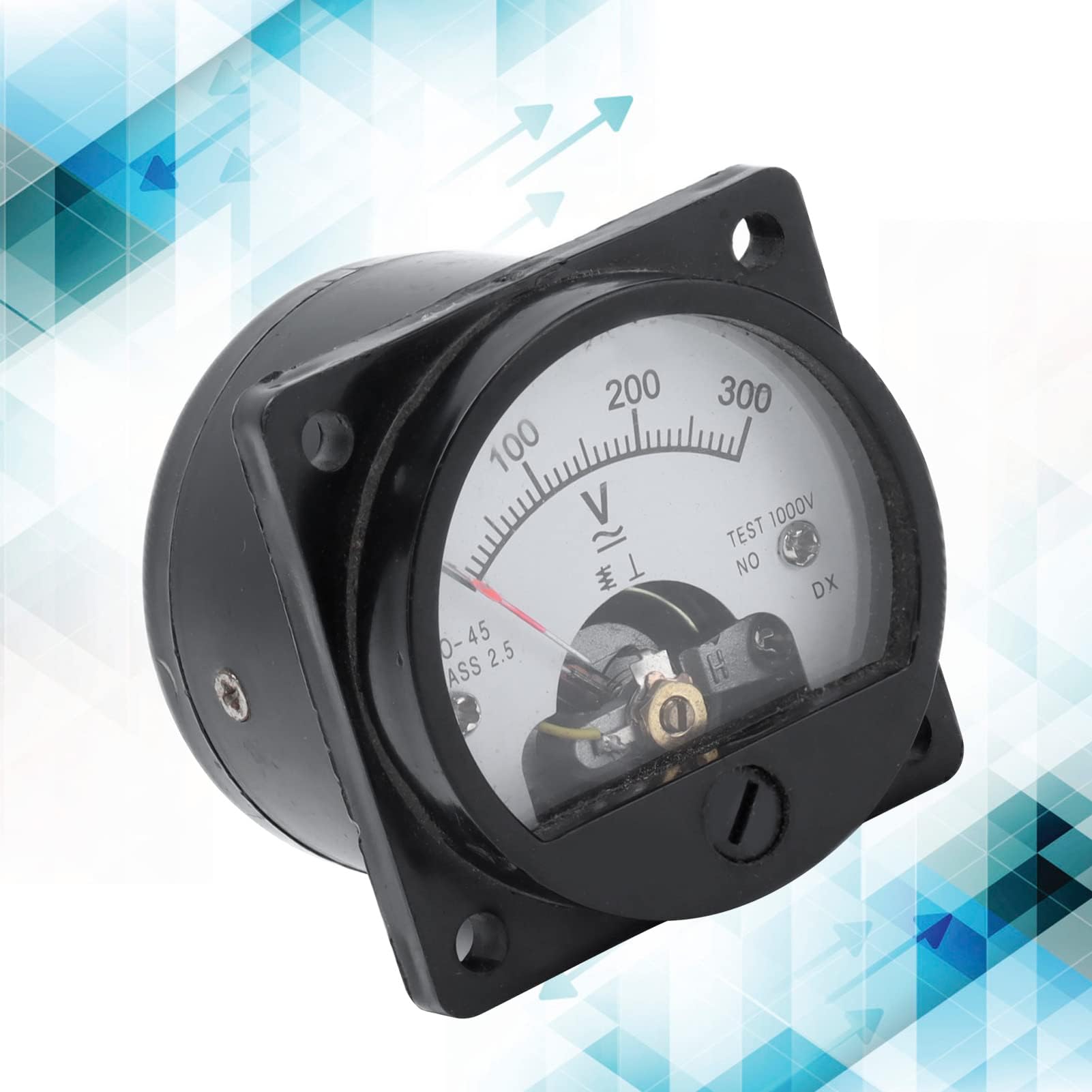 Analogs Voltmeter Rundes Panel Messgerät AC Spannungsanzeige 0-300 V für Schalttafel